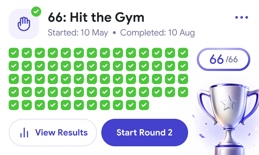 66 DONE app — completed